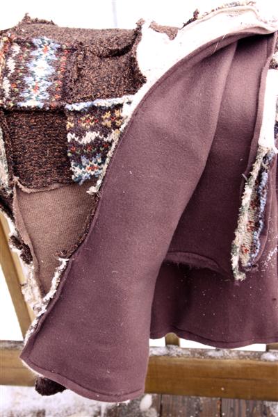 A Craft a Day No Felt Sweater Blanket